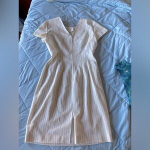 Vintage 90s perfect striped pencil dress